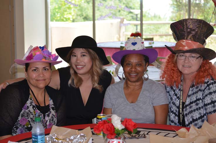 Staff enjoying the Classified Luncheon