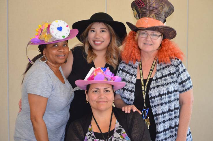 Staff enjoying the Classified Luncheon