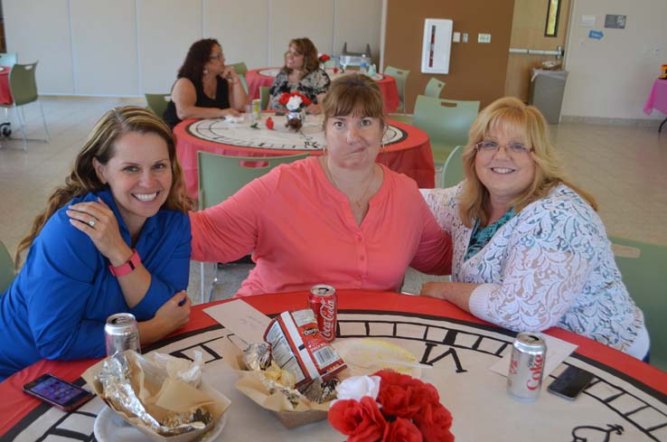 Staff enjoying the Classified Luncheon