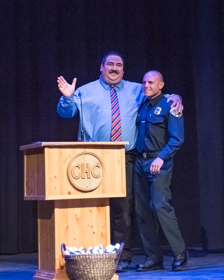 Students at the Paramedic Graduation