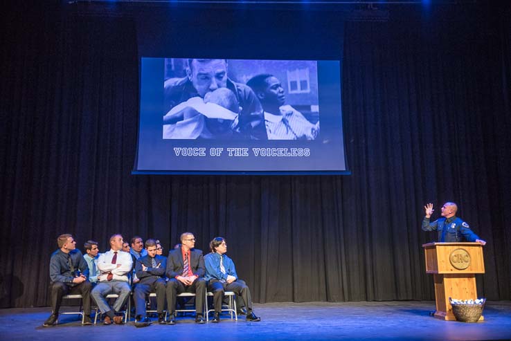 Students at the Paramedic Graduation