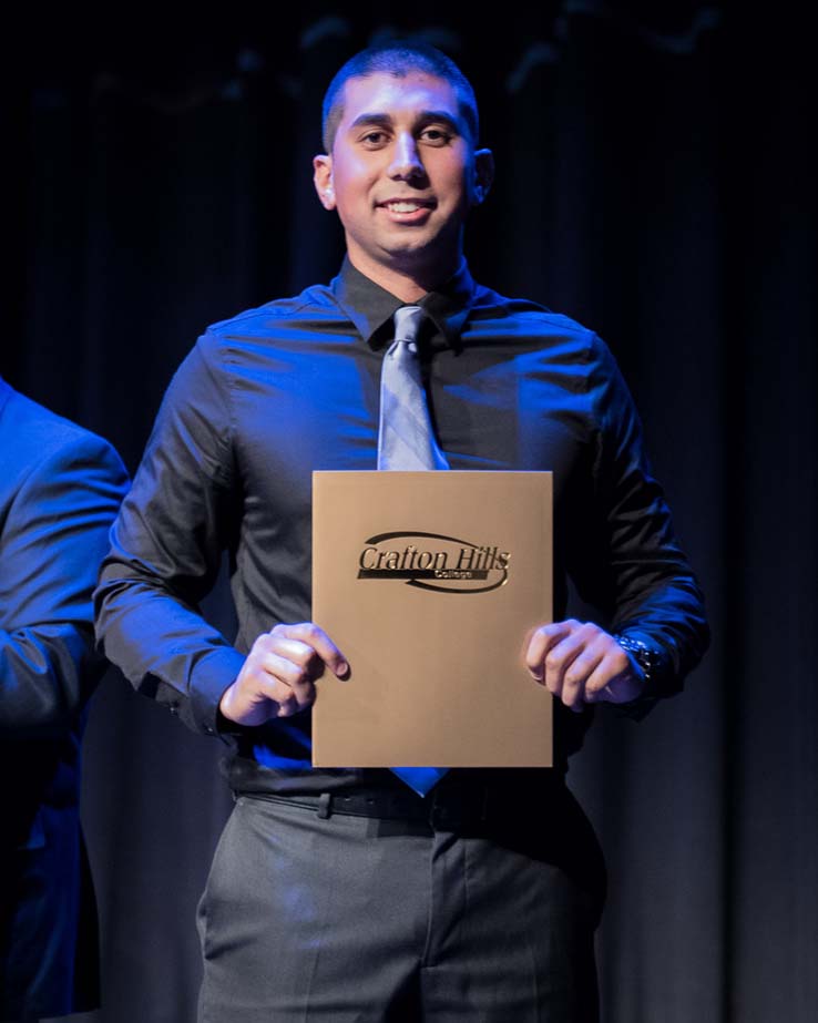 Students at the Paramedic Graduation