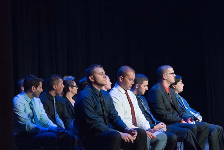 Students at the Paramedic Graduation