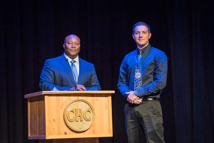 Students at the Paramedic Graduation