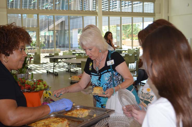 Faculty and staff at the Retiree Brunch