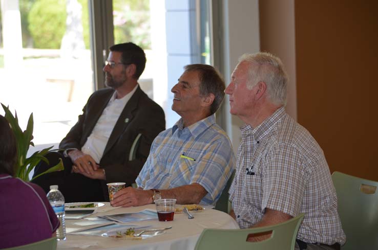 Faculty and staff at the Retiree Brunch