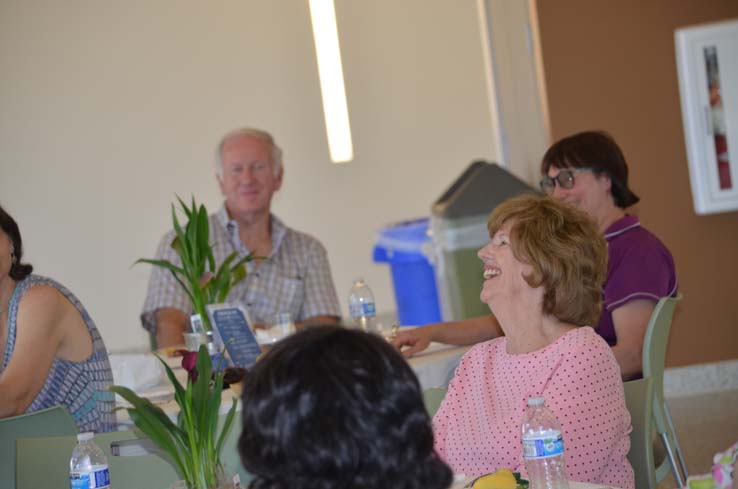 Faculty and staff at the Retiree Brunch