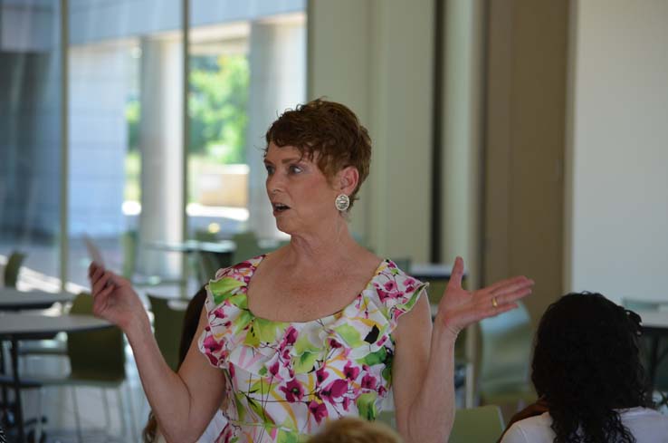 Faculty and staff at the Retiree Brunch