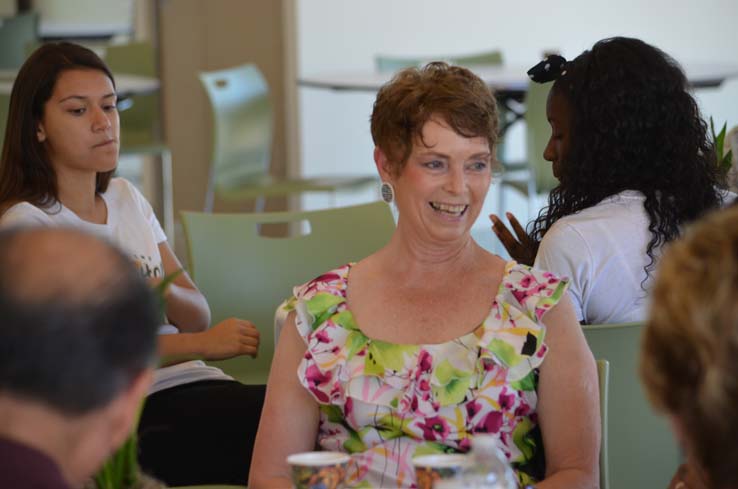 Faculty and staff at the Retiree Brunch