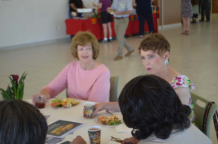 Faculty and staff at the Retiree Brunch