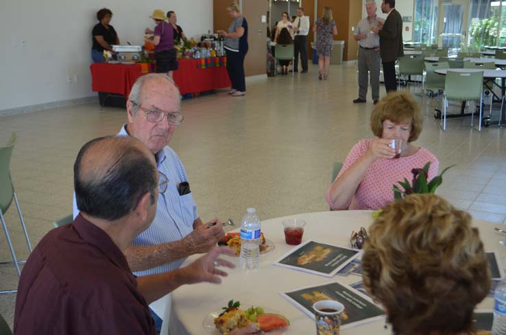 Faculty and staff at the Retiree Brunch