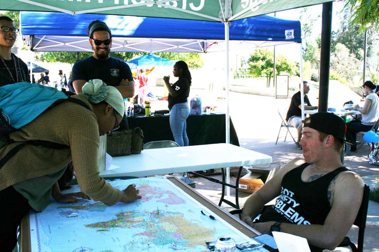 ASL club at Crafton Hills College club rush.