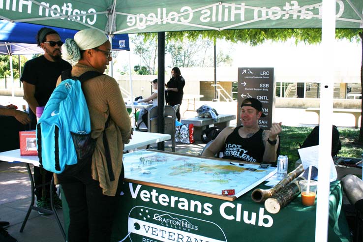 ASL club at Crafton Hills College club rush.