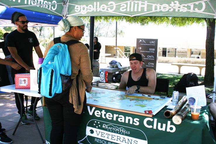 ASL club at Crafton Hills College club rush.