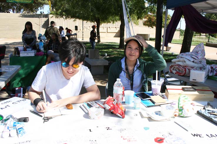 ASL club at Crafton Hills College club rush.