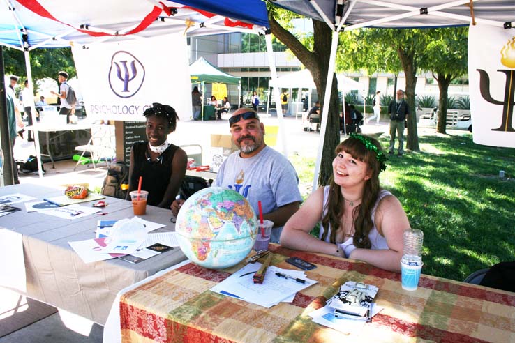 ASL club at Crafton Hills College club rush.