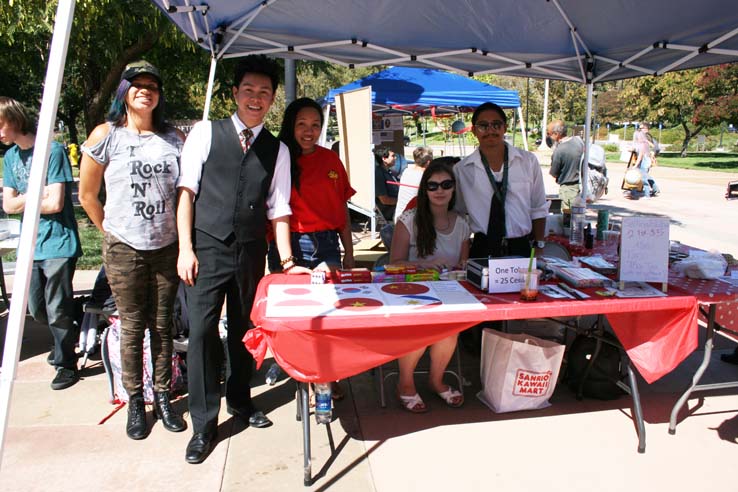 ASL club at Crafton Hills College club rush.