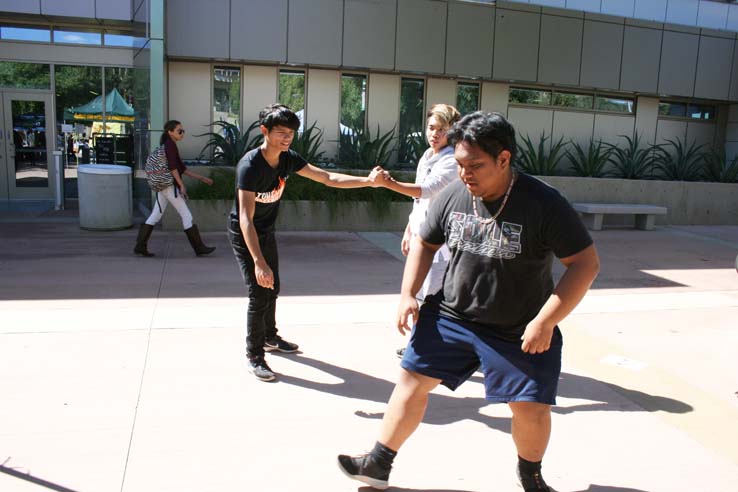 ASL club at Crafton Hills College club rush.