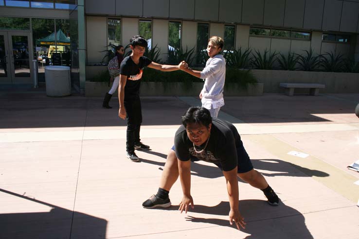 ASL club at Crafton Hills College club rush.