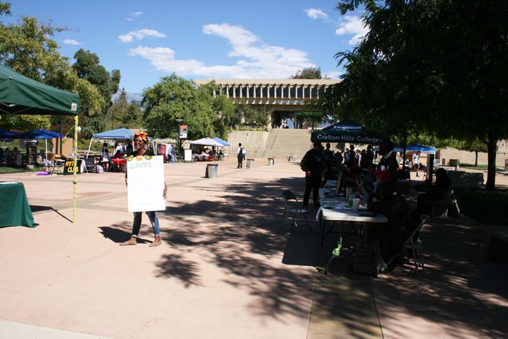 ASL club at Crafton Hills College club rush.