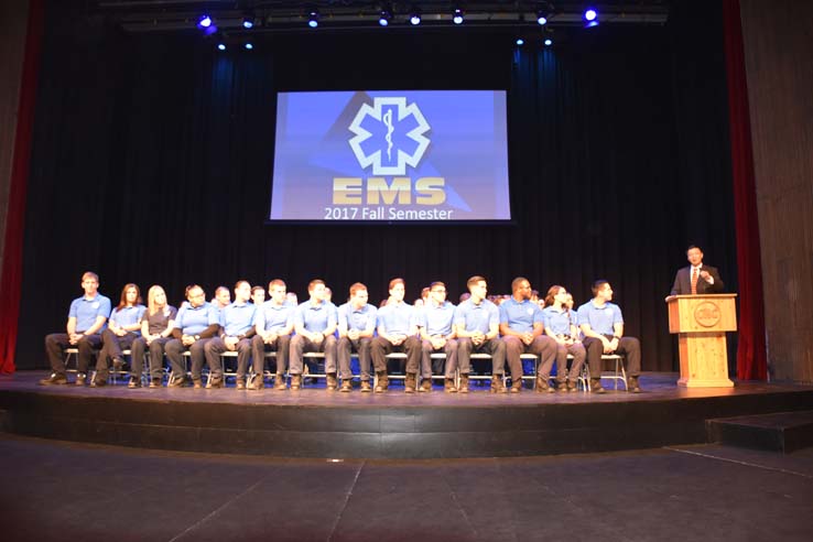 Participants at the EMT Graduation