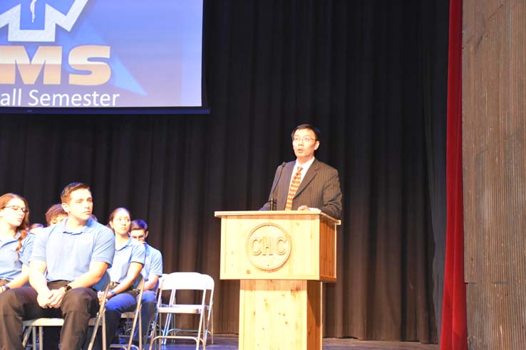 Participants at the EMT Graduation