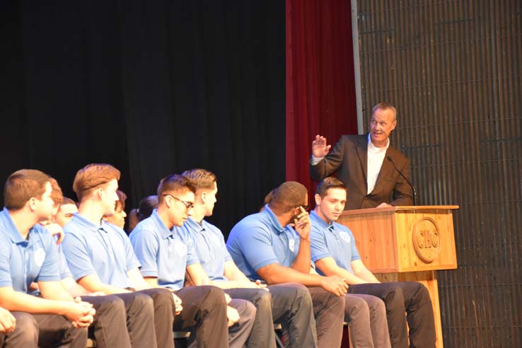 Participants at the EMT Graduation