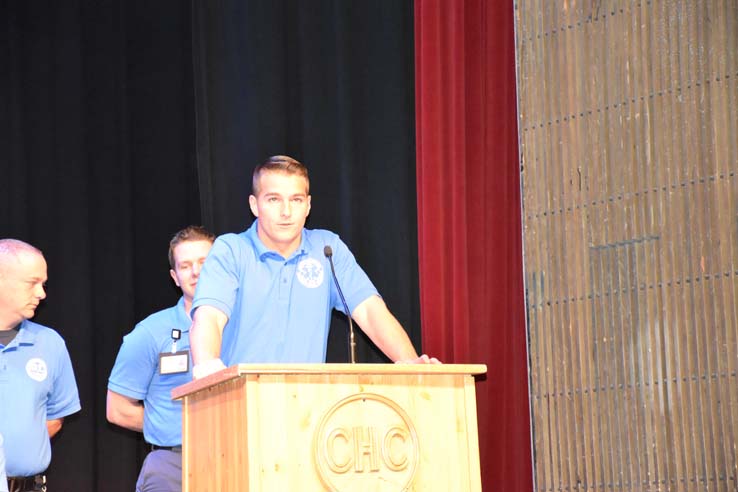 Participants at the EMT Graduation