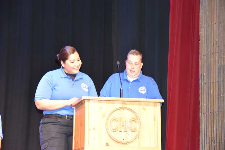 Participants at the EMT Graduation