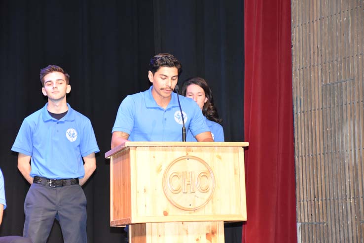 Participants at the EMT Graduation