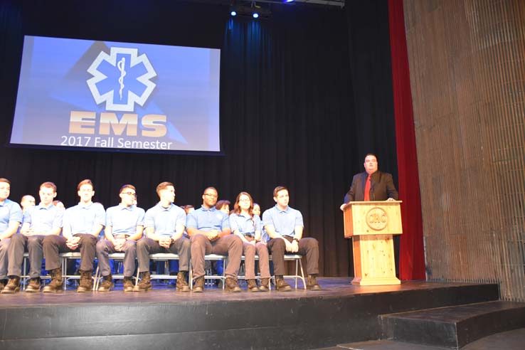 Participants at the EMT Graduation