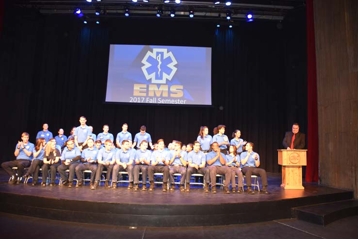 Participants at the EMT Graduation