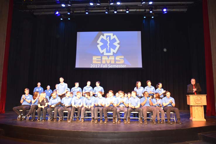 Participants at the EMT Graduation