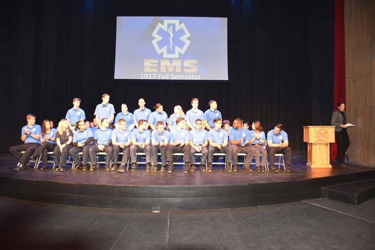 Participants at the EMT Graduation