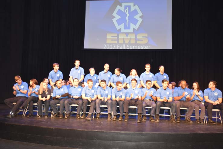 Participants at the EMT Graduation