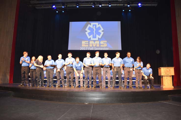 Participants at the EMT Graduation