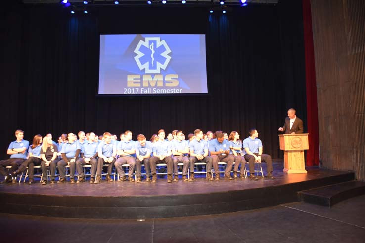 Participants at the EMT Graduation
