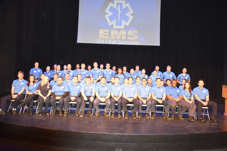 Participants at the EMT Graduation