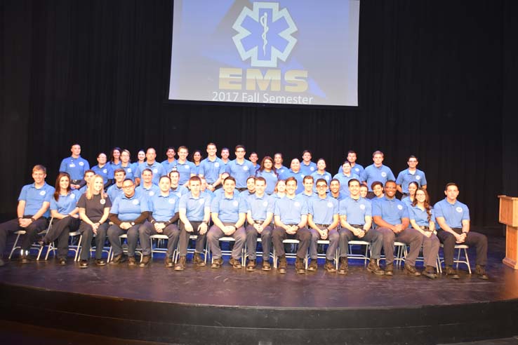 Participants at the EMT Graduation