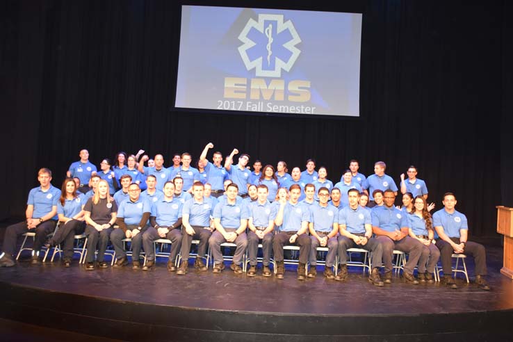 Participants at the EMT Graduation