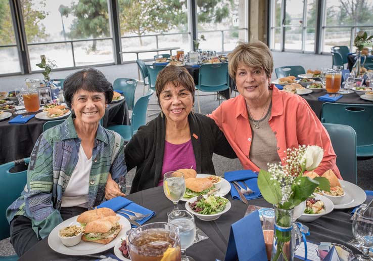 People enjoying the Friends Luncheon