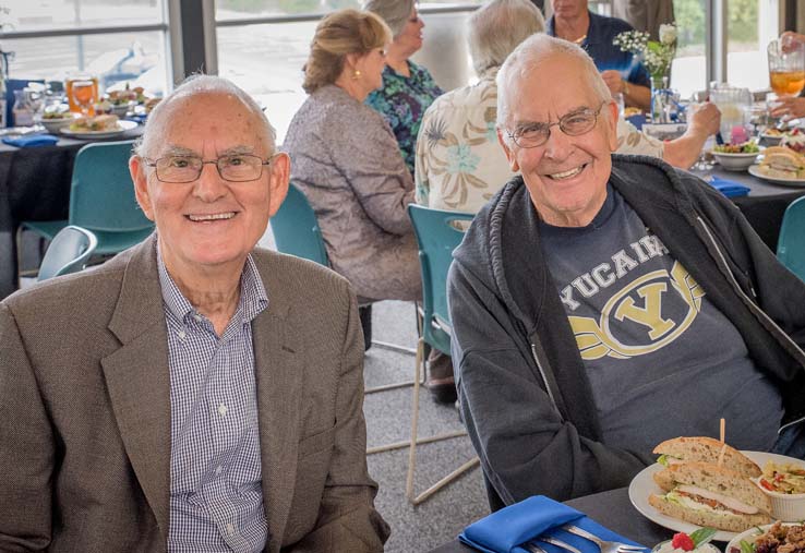 People enjoying the Friends Luncheon