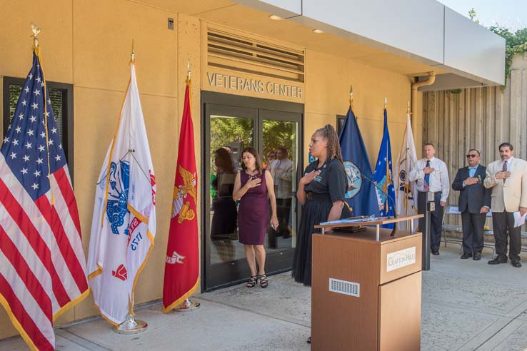 Veterans Resource Center grand opening.