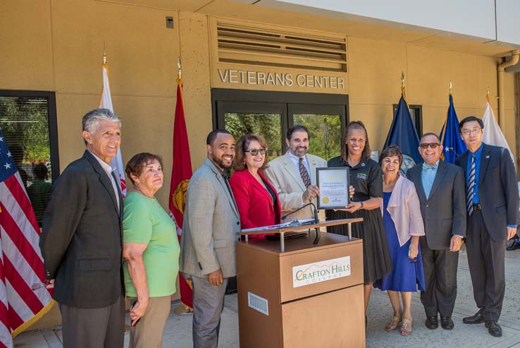 Veterans Resource Center grand opening.