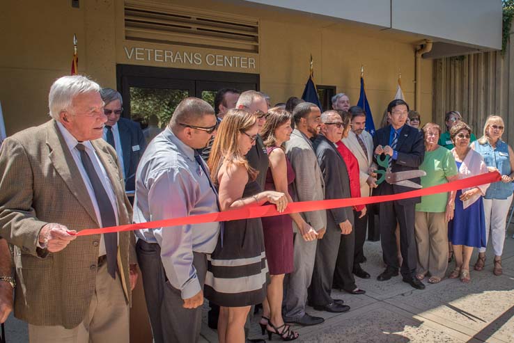 Veterans Resource Center grand opening.