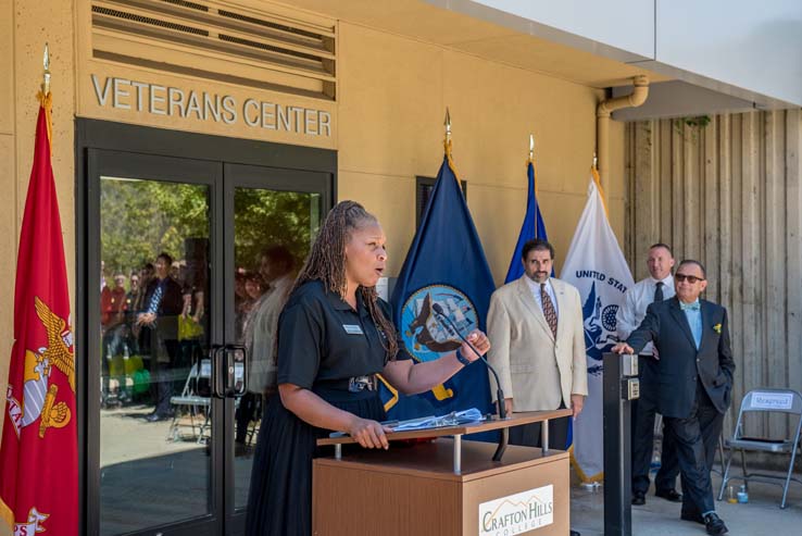 Veterans Resource Center grand opening.