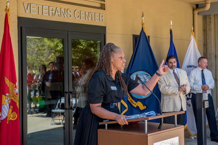Veterans Resource Center grand opening.