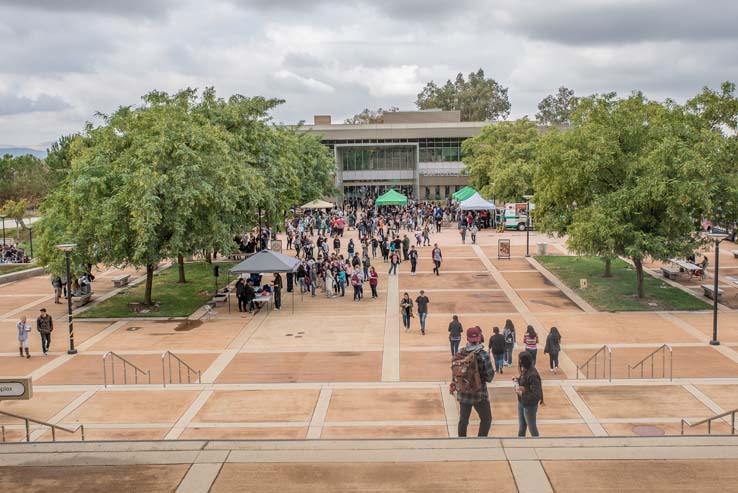 Students at Senior Day