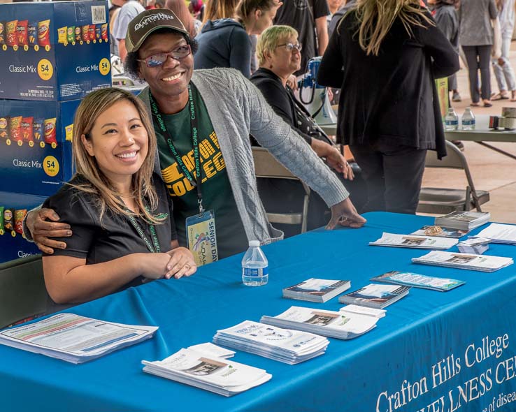 Students at Senior Day