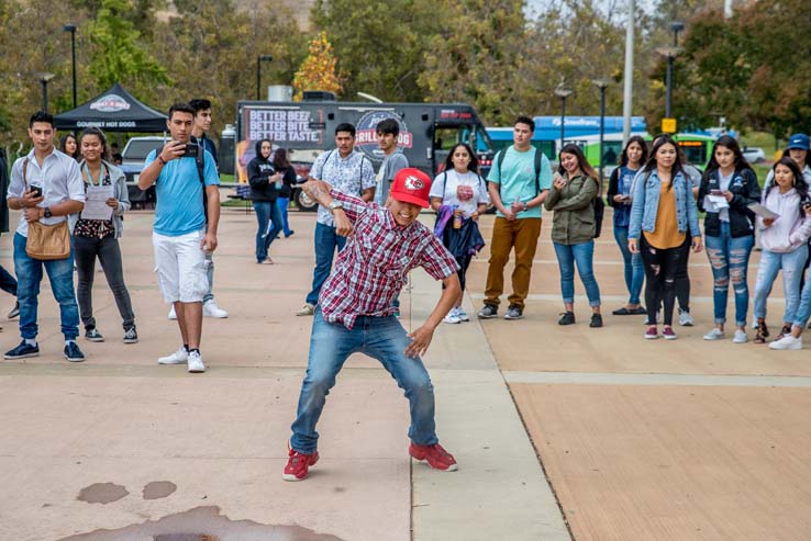 Students at Senior Day